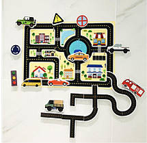Набір іграшок для купання для ванної C 64956 машинки з дорогою в пакеті, вік від 2-х років