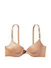 Безшовний бюстгальтер Victoria's Secret Icon Smooth Push-Up Demi Bra, Бежевий, фото 4