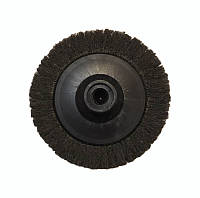 Круг лепестковый скотч-брайт P600 для УШМ 125 мм. М14х2 серый Smirdex