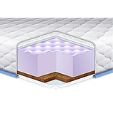 Тонкий  матрац-топер на диван Cocos Massage 180х200, ТМ Eurosleep, фото 2