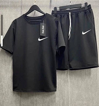 Костюм літній чоловічий (шорти/футболка), двунитка M(48-50) L(52-54) (5) беж1364-1692, фото 3