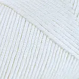 Пряжа Baby Smile/Бебі Смайл, білий KNS001, Knit Me, фото 2