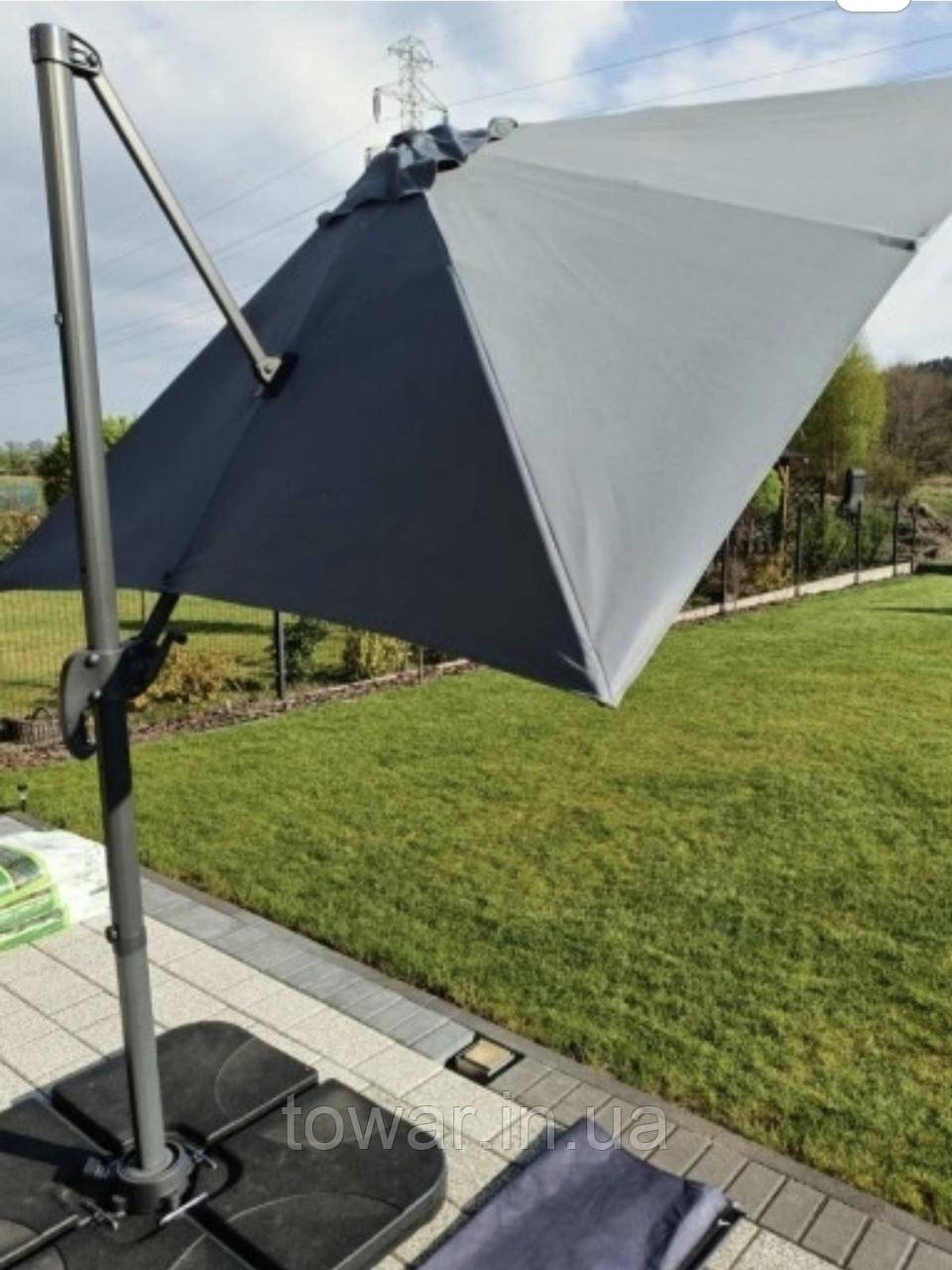 САДОВЫЙ ЗОНТ ROMA 3X3м + КРЫШКА