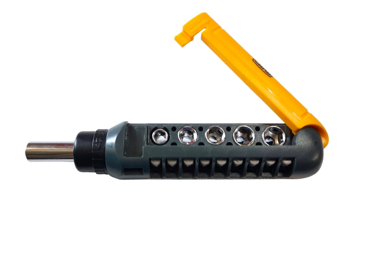 Викрутка реверсійна  9 біт, 5 насадок CrV СИЛА 302015, фото 1