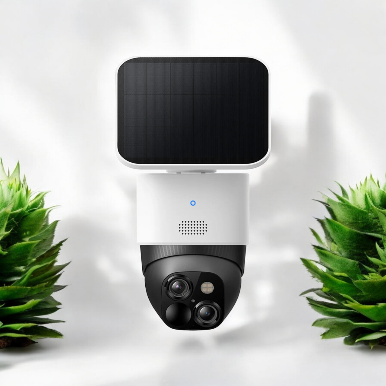 Eufy Security SoloCam S340: 3K 360° вулична камера на сонячній батареї з 8x зумом та двома об'єктивами