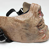 Зомбі Череп RESTEQ тактична маска міцний захист для ігор страйкболу косплею та військових тренувань, фото 5