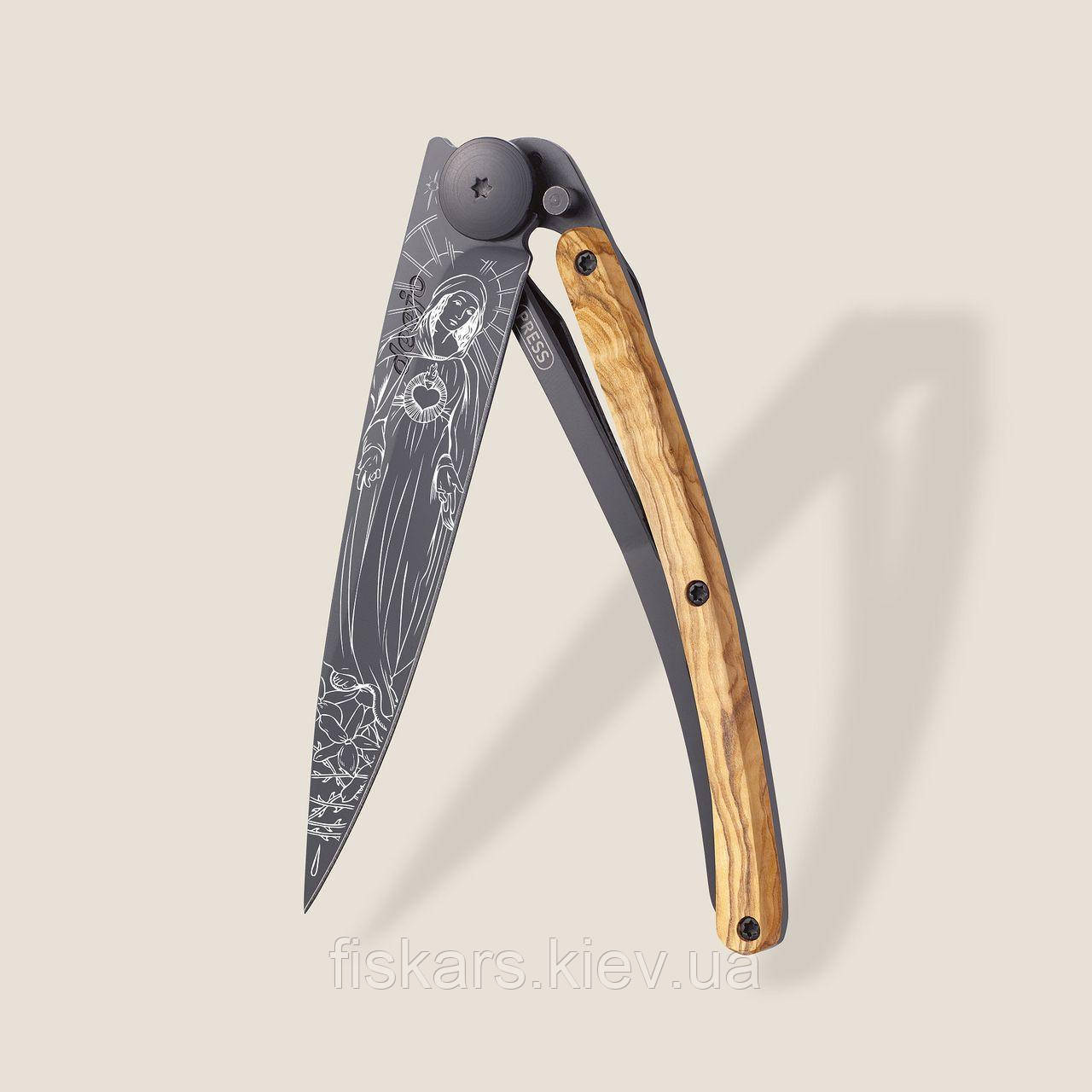 Ніж Deejo 37G Olive Wood Virgo (1GB000185)