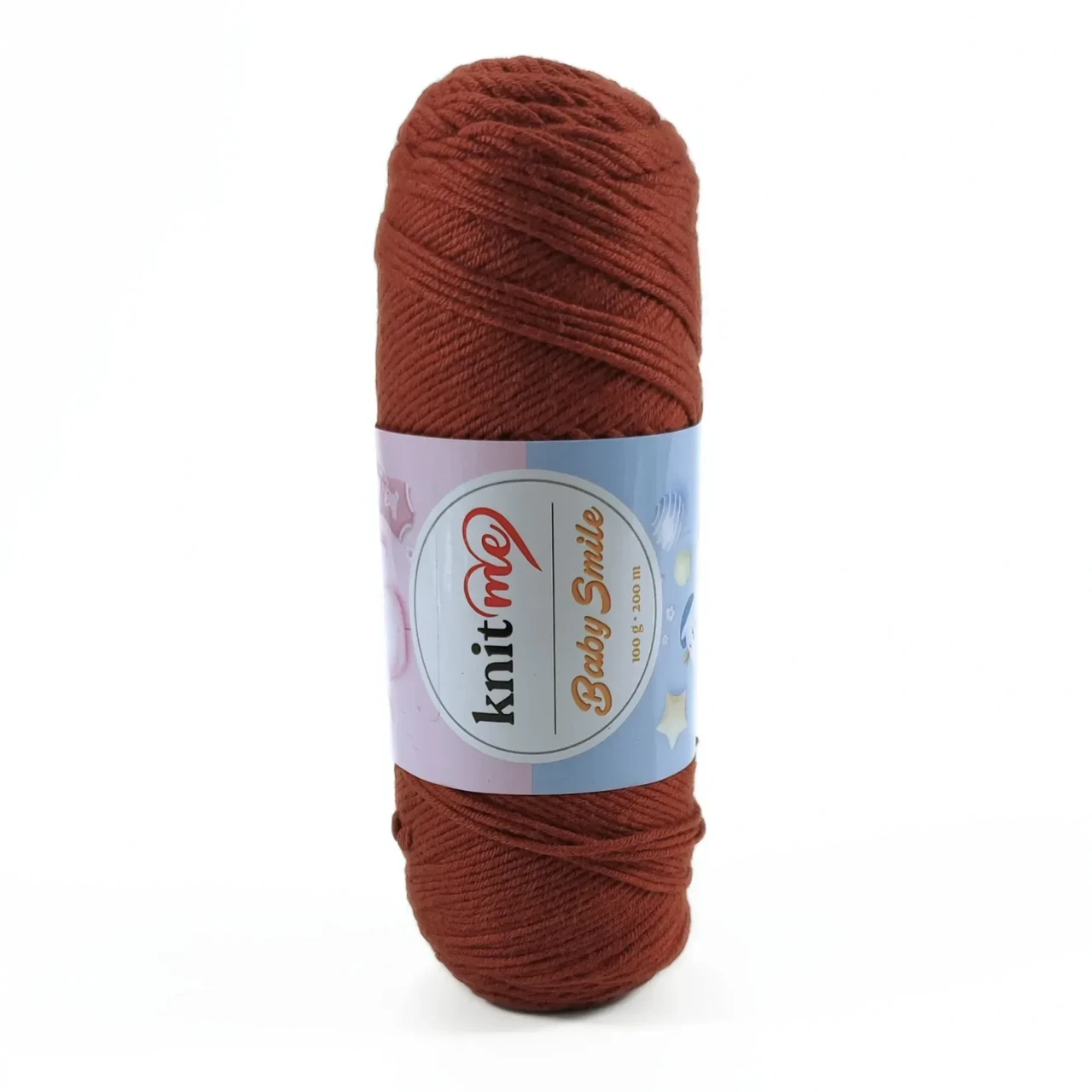 Пряжа Baby Smile/Бебі Смайл, цегла KNS071, Knit Me, фото 1