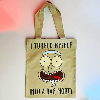 Сумка шопер RWB - Rick and Morty - I Turned Myself Into a Bag Motry
