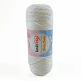 Пряжа Baby Smile/Бебі Смайл, молочний KSN002, Knit Me, фото 2