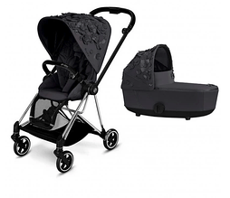 Cybex Mios 4.0 коляска 2 в 1 Simply Flowers Grey шасі Chrome Black 2023 р.