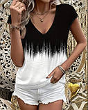 Блузка літня, жіноча, рукав короткий 50 р., фото 2