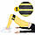 Резинка для фітнесу та спорту із тканини 4FIZJO Hip Band 10-15 кг Black/Yellow (P-5907739310309), фото 8