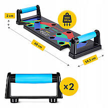 Упори (дошка) для віджимань зі змінним хватом 4FIZJO Push-up Board 4FJ0221 Poland, фото 3