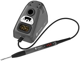 Паяльник SUNSHINE S210 Pro портативний / цифрове регулювання / підставка / 100-450°C / 110 Вт