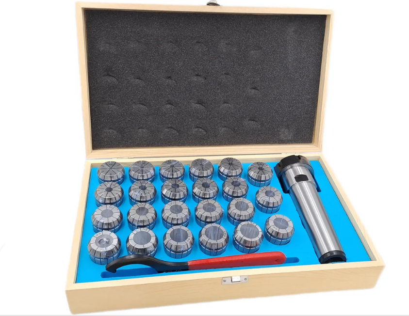 Патрон цанговий КМ5 з набором цанг ЕR 40 із 23 шт. (4-26) OTTIMO, фото 1