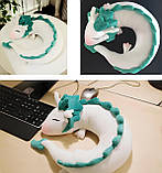 М'яка іграшка Дракон Хаку 30 см RESTEQ, М'яка іграшка Дракон з мультфільму Віднесені привидами, фото 3