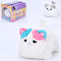 Іграшковий плюшевий кіт FluffPets рухає хвостом, блимає очима, храпіть 23111