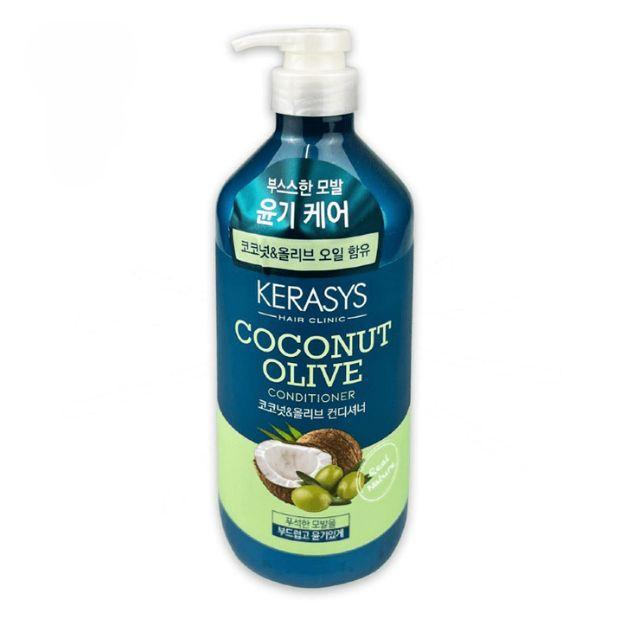 Кондиціонер з маслами оливок та кокосу Kerasys Coconut Olive conditioner 800 ml, фото 1