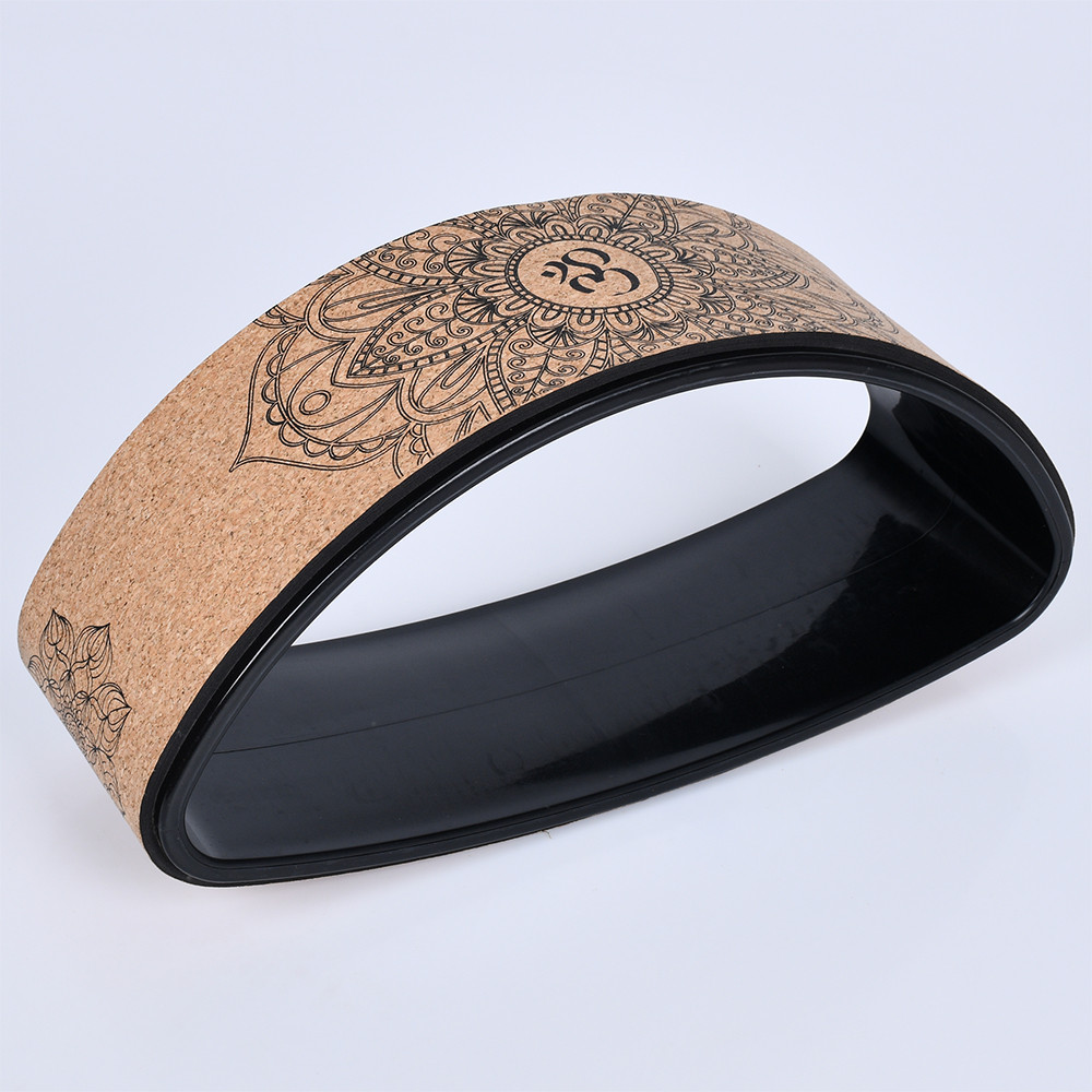 Колесо для йоги пілатесу Yoga Wheel пробкове 39×13×20 см GS-4201