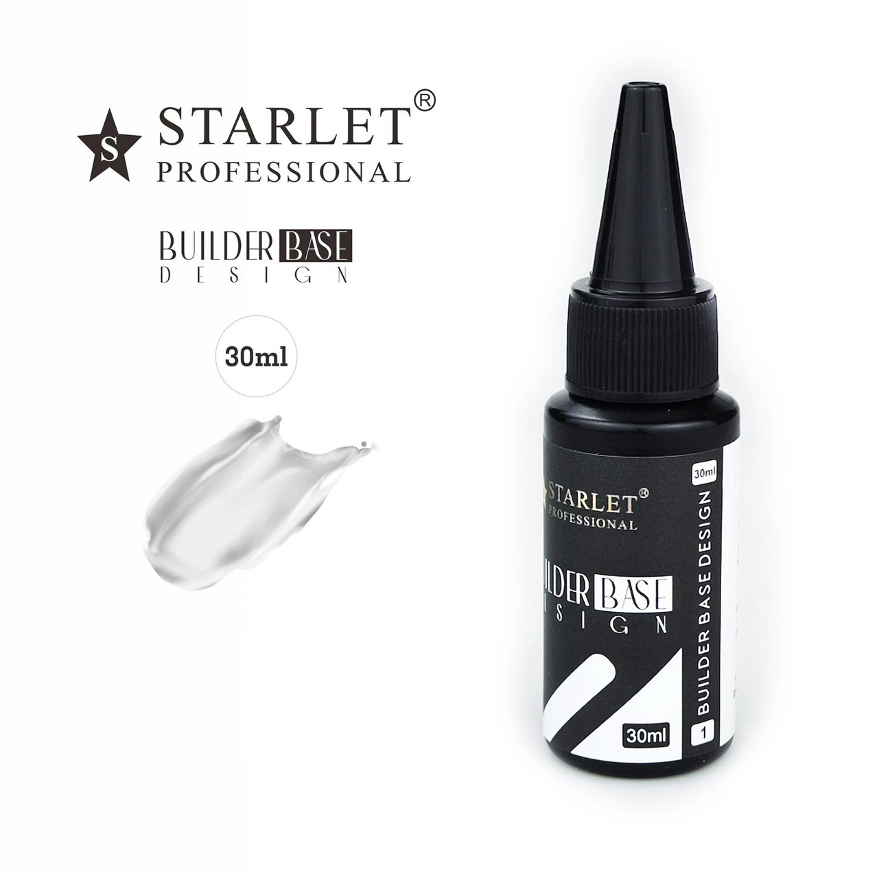 База для нарощування Starlet Professional Builder Base #1, 30 мл