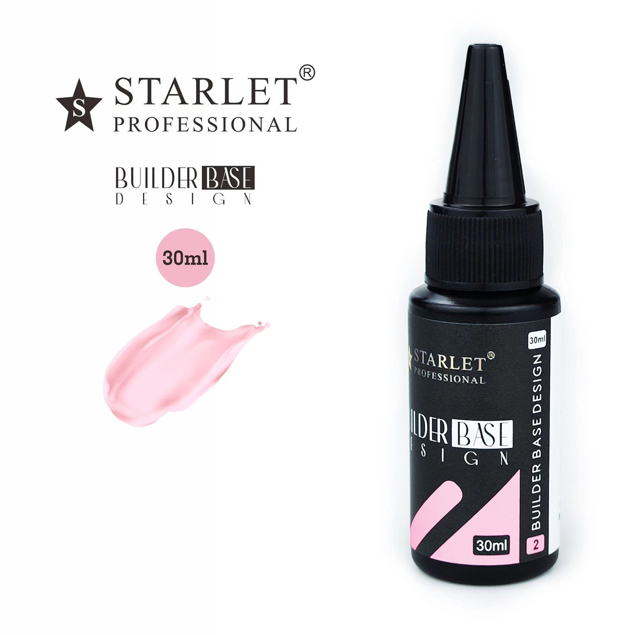 База для нарощування Starlet Professional Builder Base #2, 30 мл