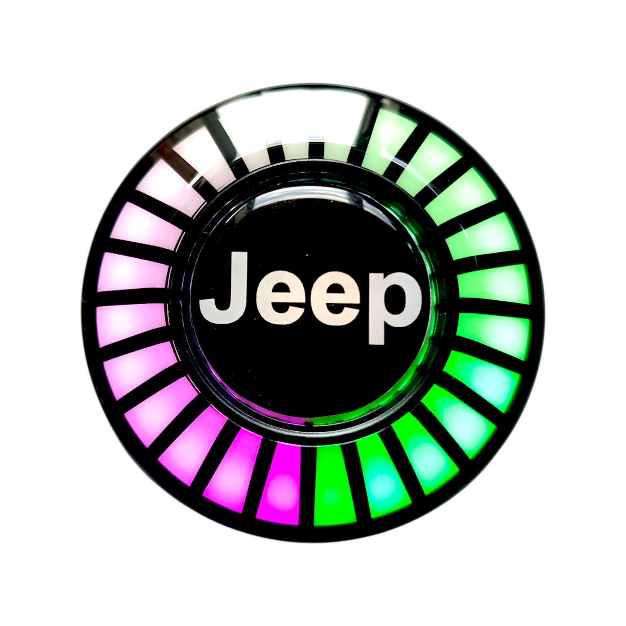 Ароматизатор в авто з еквалайзером Jeep, світлодіодне підсвічування в авто