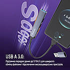 Концентратор СolorWay USB-A/USB-C 4-в-1 USB2.0х2/USB3.0/USB-C2.0 (CW-HUB06), фото 10