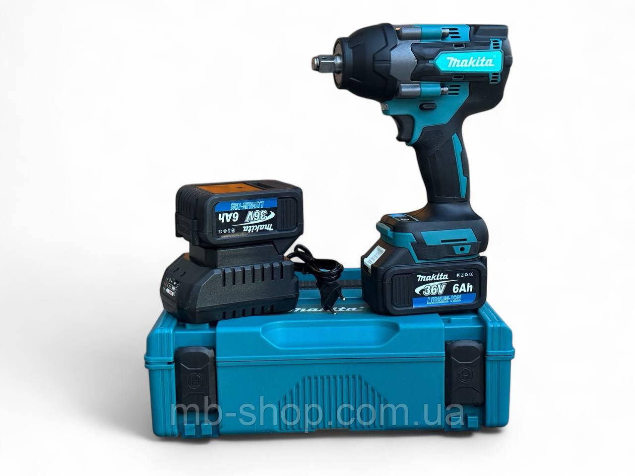 Гайковерт акумуляторний ударний безщітковий Makita DTW800BL (36V, 6AH), 850 HМ, фото 1