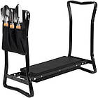 Садовий складаний стілець Gardlov 23731 для дачі та городу з органайзером, фото 6