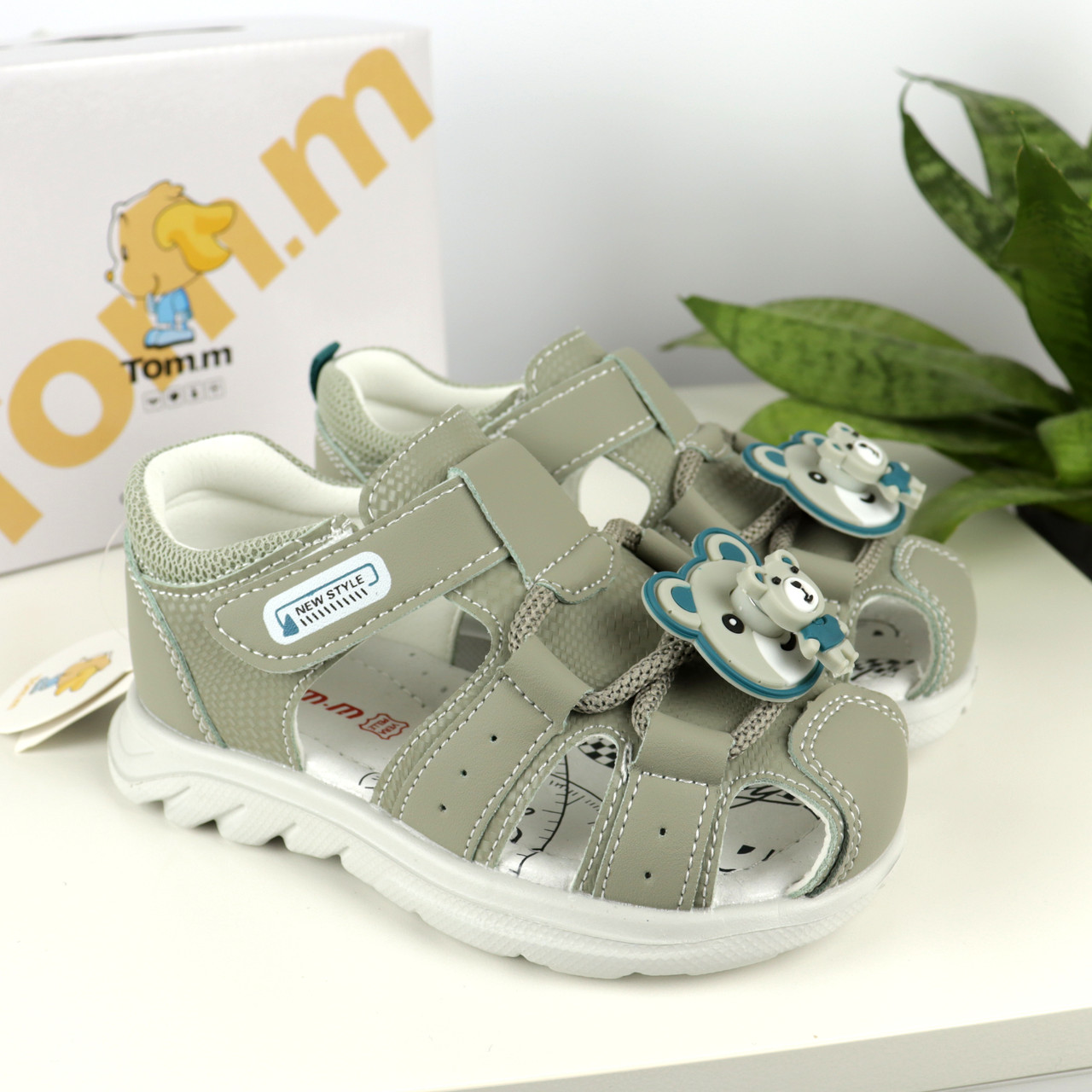 Дитяче літнє взуття шкіряні босоніжки на хлопчика тм Tom.m розмір, фото 1
