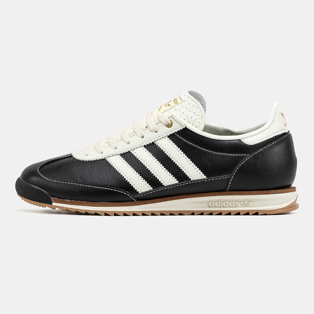 Чоловічі Кросівки Adidas SL 72 Black White / Адідас СЛ 72 Чорні з Білим