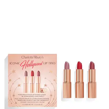 Набір міні-помад Charlotte Tilbury Iconic Hollywood Lip Trio (3 шт по 1.5g)