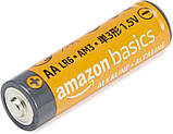 Amazon Basics Пакет із 48 високопродуктивних лужних батарей типу АА, 1,5 вольта, термін служби 10 років, фото 2