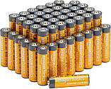 Amazon Basics Пакет із 48 високопродуктивних лужних батарей типу АА, 1,5 вольта, термін служби 10 років, фото 5