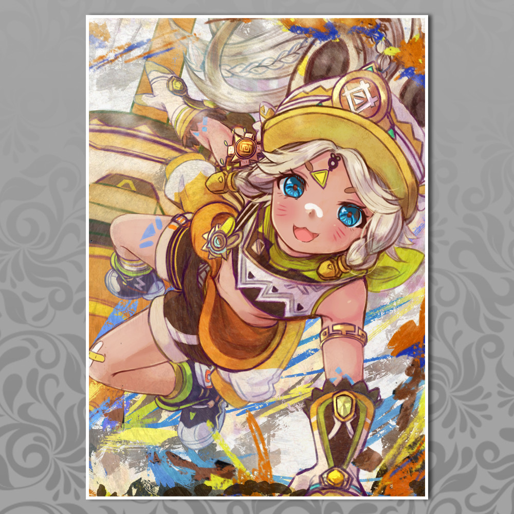 Плакат А3 Genshin Impact Качіна, фото 1