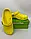 Жіночі та підліткові крокси жовті, молодіжні літні сабо унісекс Crocs Classic, оригінал, фото 4