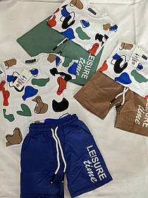 Літній костюм "NIR&WANA" трикотажний для хлопчиків 6/14 років; Гурт. Туреччина