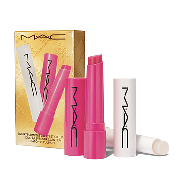 Набір бальзамів для губ MAC SQUIRT PLUMPING GLOSS STICK DUO 2 шт (відтінки 10 Clear, 13 Amped)