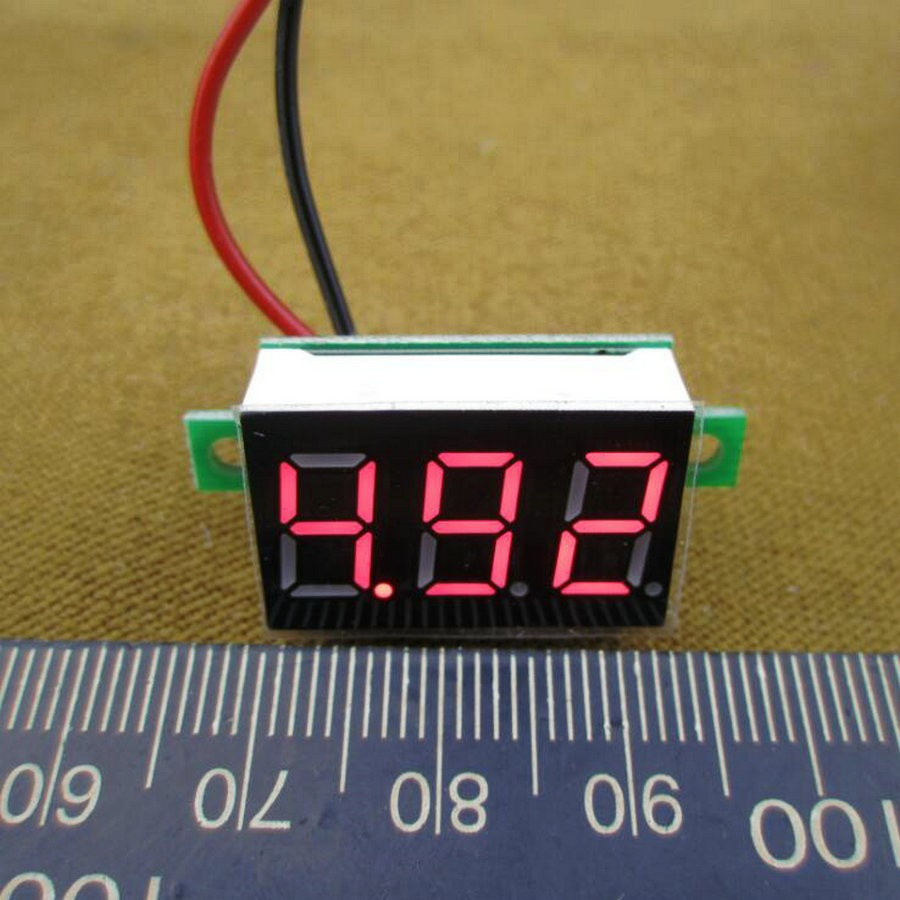 Цифровий мінівольтметр 4,5-30v DC 4,5-30 В (0-30B), фото 1