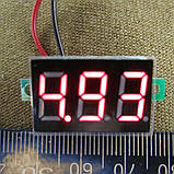 Цифровий мінівольтметр 4,5-30v DC 4,5-30 В (0-30B), фото 3
