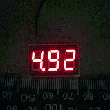 Цифровий мінівольтметр 4,5-30v DC 4,5-30 В (0-30B), фото 4