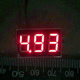 Цифровий мінівольтметр 4,5-30v DC 4,5-30 В (0-30B), фото 6