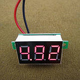 Цифровий мінівольтметр 4,5-30v DC 4,5-30 В (0-30B), фото 8