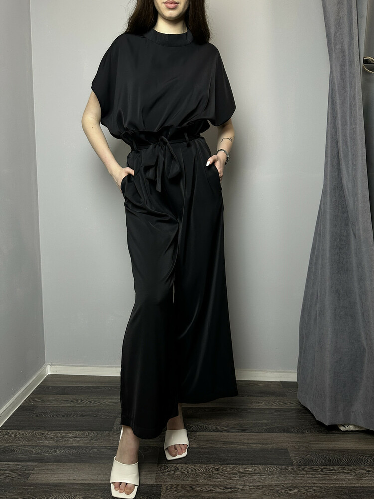 Комбінезон жіночий ошатний чорний MKAD2133-1, фото 1