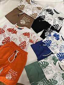 Літній костюм "NIR&WANA" трикотажний для хлопчиків 6/14 років; Гурт. Туреччина