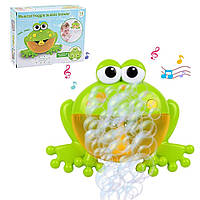 Музична жаба для купання та генерації мильних бульбашок