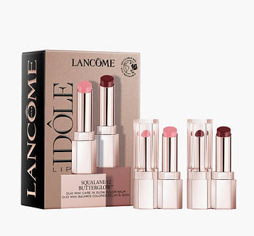 Набір міні-бальзамів для губ Lancôme Butterglow Duo Mini (відтінки 10 Keep It Glowy, 60 Million-Dollar Berry)
