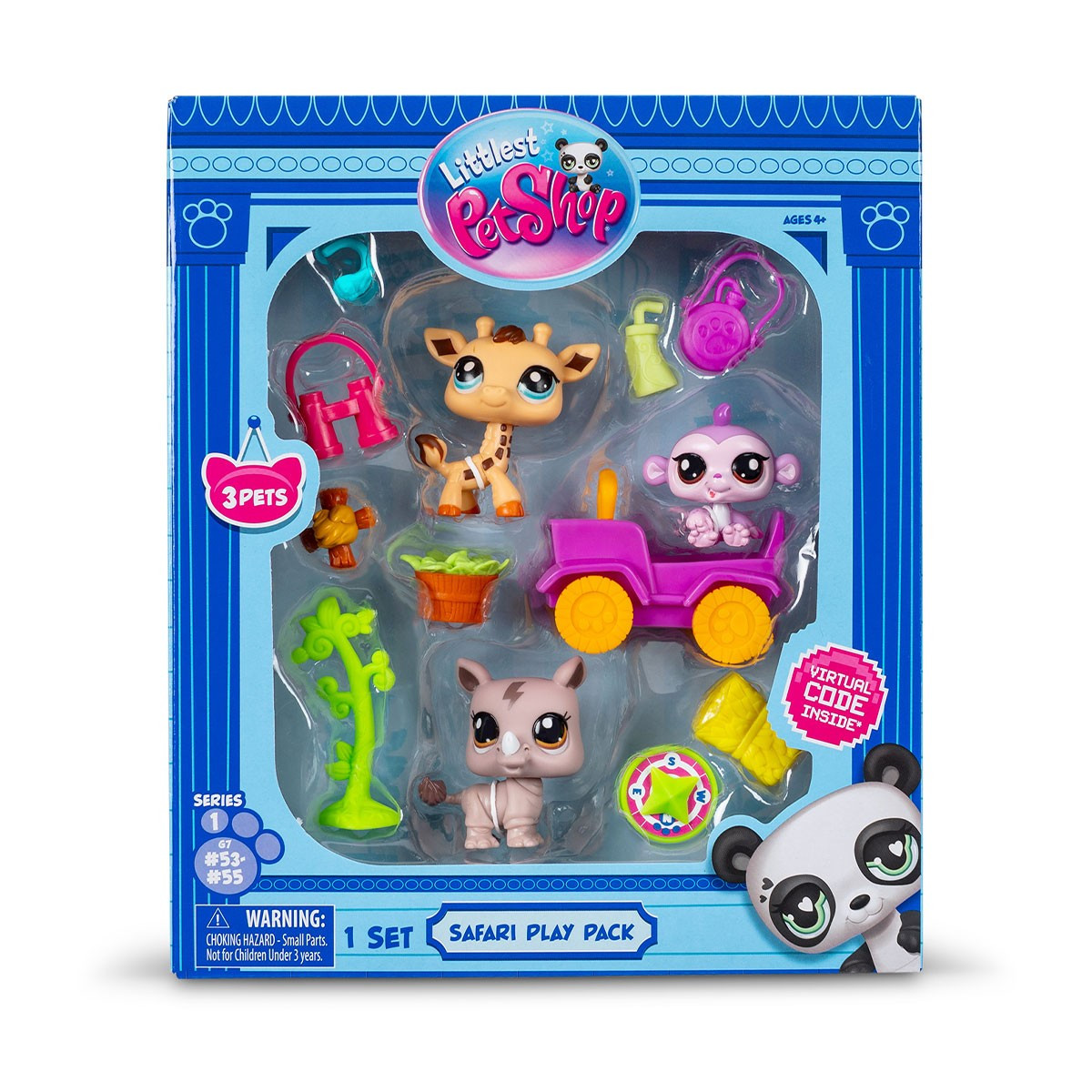 Набір фігурок Littlest PetShop Сафарі 3в1 00524 Littlest Pet Shop