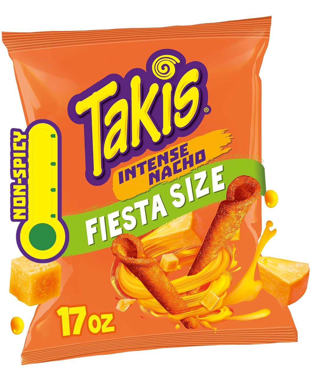Чіпси Takis Cheese Intense Nacho Rolled Tortilla Chips із сирним смаком 482г